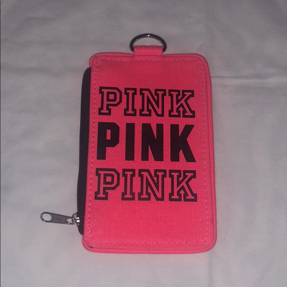 PINK id holder